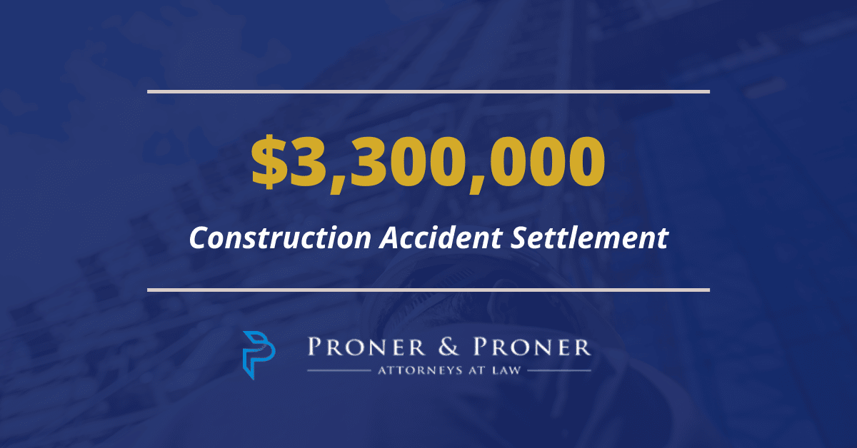 3.3 Million Construction Accident Settlement